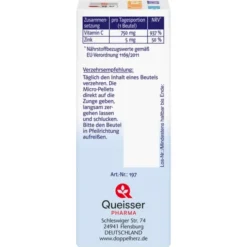 DOPPELHERZ Vitamin C 750 Depot system Pellets 20 Stück