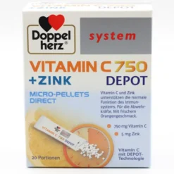 DOPPELHERZ Vitamin C 750 Depot system Pellets 20 Stück