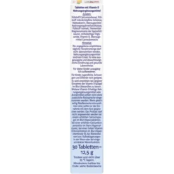 DOPPELHERZ Vitamin D3 7000 I.E. pflanzlich sys.TAB 30 Stück