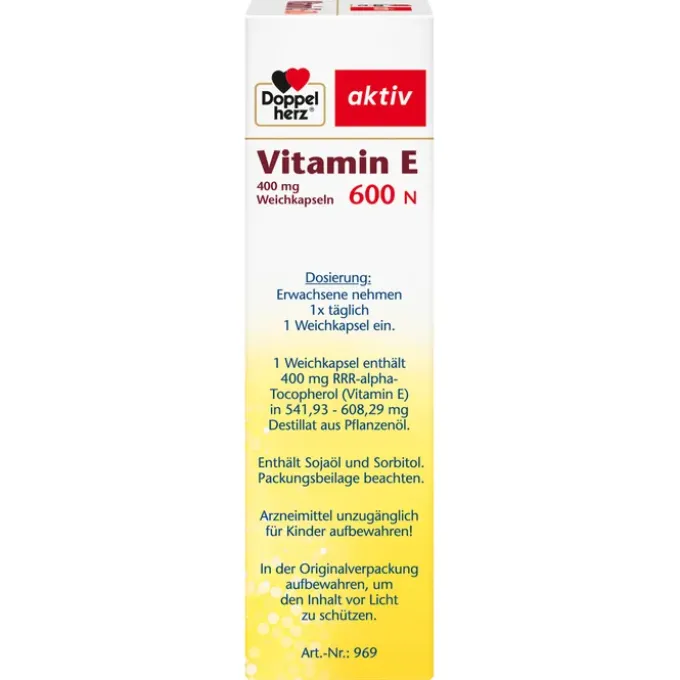 DOPPELHERZ Vitamin E 600 N Weichkapseln 80 St