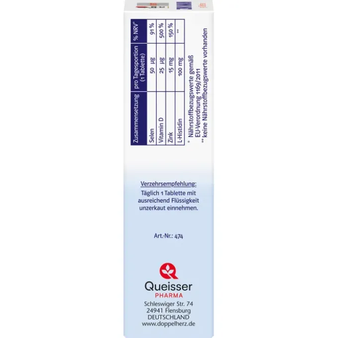DOPPELHERZ Zink Immun Depot system Tabletten 30 Stück