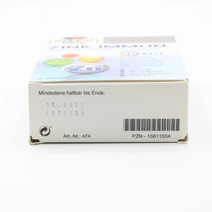 DOPPELHERZ Zink Immun Depot system Tabletten 30 Stück