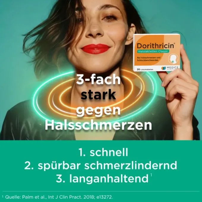 DORITHRICIN Halstabletten Classic 20 St