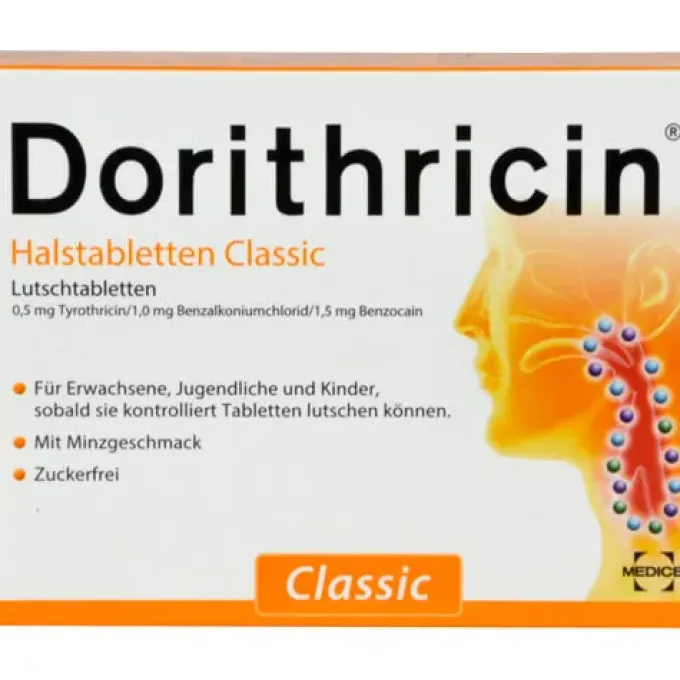 DORITHRICIN Halstabletten Classic 20 St
