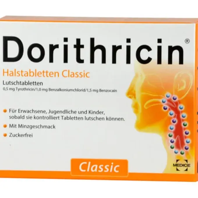 DORITHRICIN Halstabletten Classic 20 St