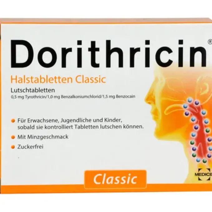 DORITHRICIN Halstabletten Classic 20 St