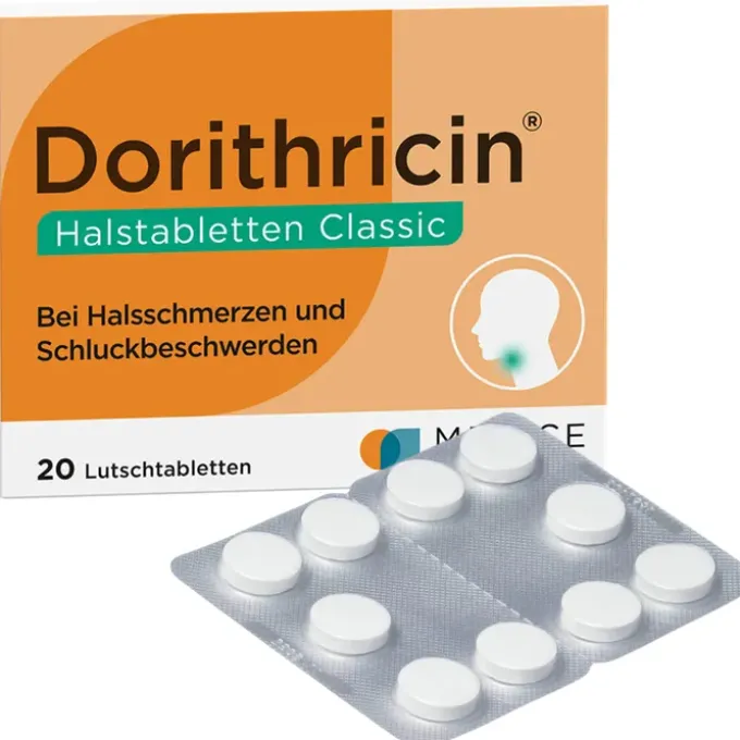 DORITHRICIN Halstabletten Classic 20 St