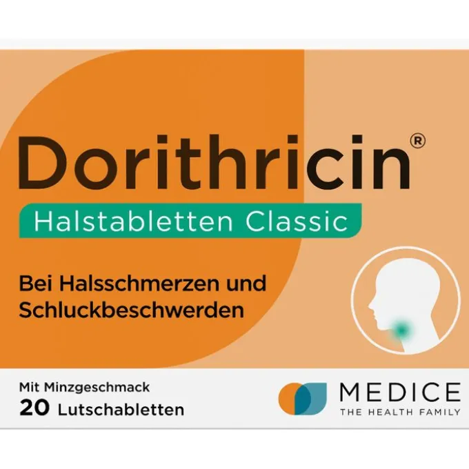 DORITHRICIN Halstabletten Classic 20 St