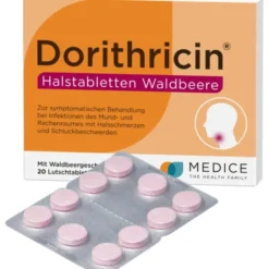 DORITHRICIN Halstabletten Waldbeere 20 St
