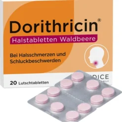 DORITHRICIN Halstabletten Waldbeere 20 St