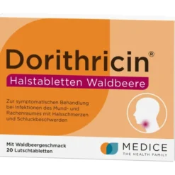 DORITHRICIN Halstabletten Waldbeere 20 St