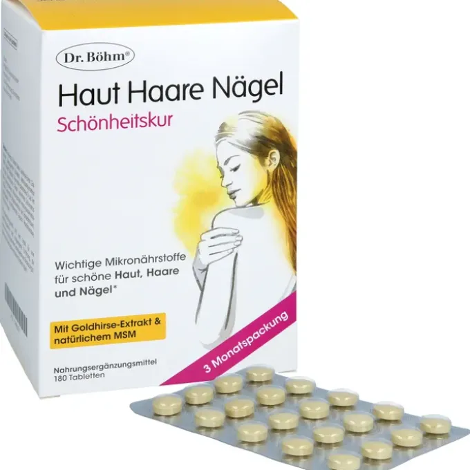 DR.BÖHM Haut Haare Nägel Schönheitskur Tabletten 180 Stück