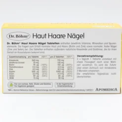 DR.BÖHM Haut Haare Nägel Tabletten 60 Stück