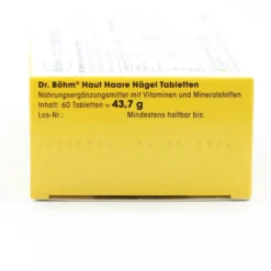 DR.BÖHM Haut Haare Nägel Tabletten 60 Stück