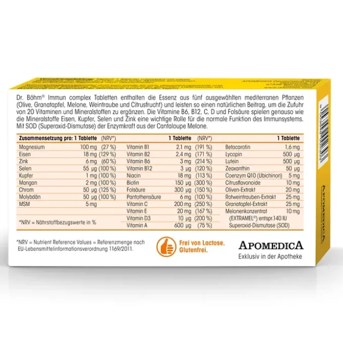 DR.BÖHM Immun complex Tabletten 30 Stück à 1,24 g