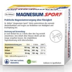 DR.BÖHM Magnesium Sport Sticks 40X1,5 g