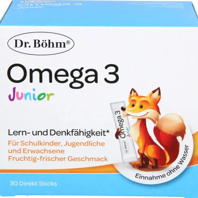DR.BÖHM Omega-3 Junior Direkt Sticks 30 Stück