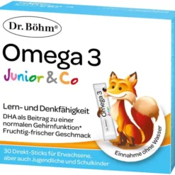 DR.BÖHM Omega-3 Junior Direkt Sticks 30 Stück