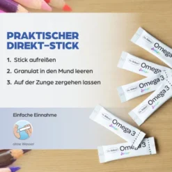 DR.BÖHM Omega-3 Junior Direkt Sticks 30 Stück