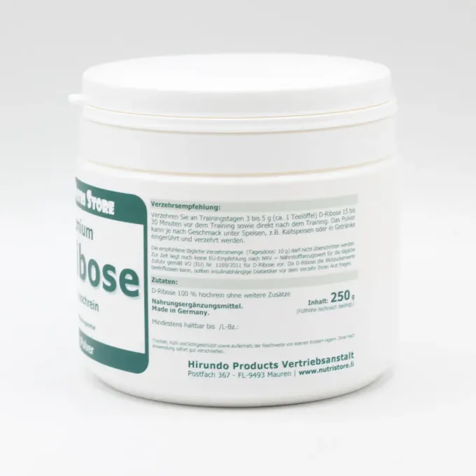 D-RIBOSE 100% hochrein Pulver 250 g