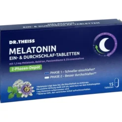 DR.THEISS Melatonin Ein- & Durchschlaf-Tabletten 15 Stück