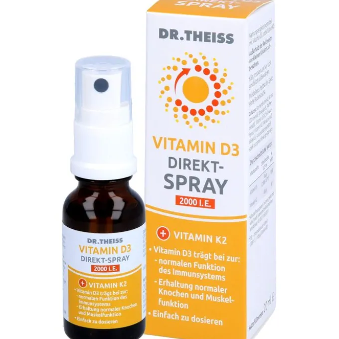 DR.THEISS Vitamin D3 + K2 Direkt-Spray 20 ml