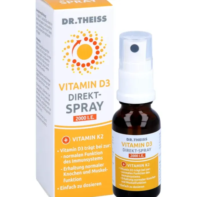 DR.THEISS Vitamin D3 + K2 Direkt-Spray 20 ml