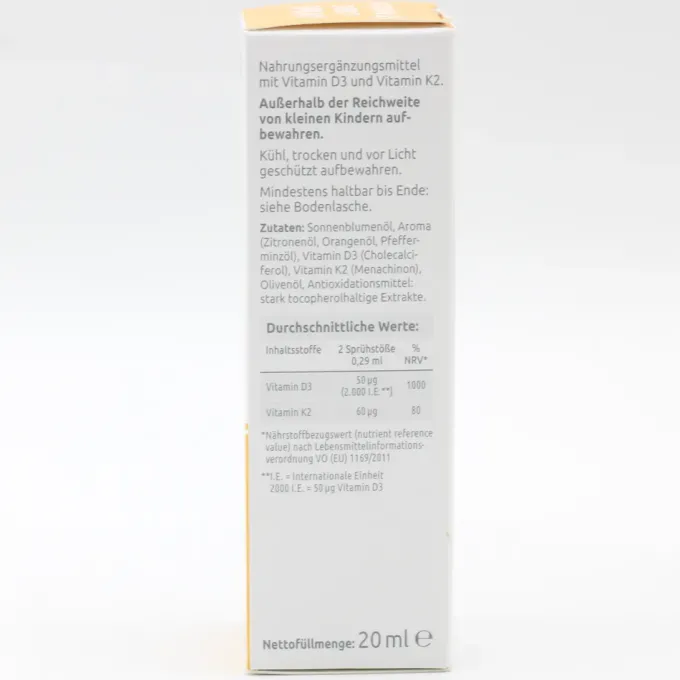 DR.THEISS Vitamin D3 + K2 Direkt-Spray 20 ml