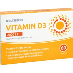 DR.THEISS Vitamin D3 Tabletten 2000 I.E. 60 Stück