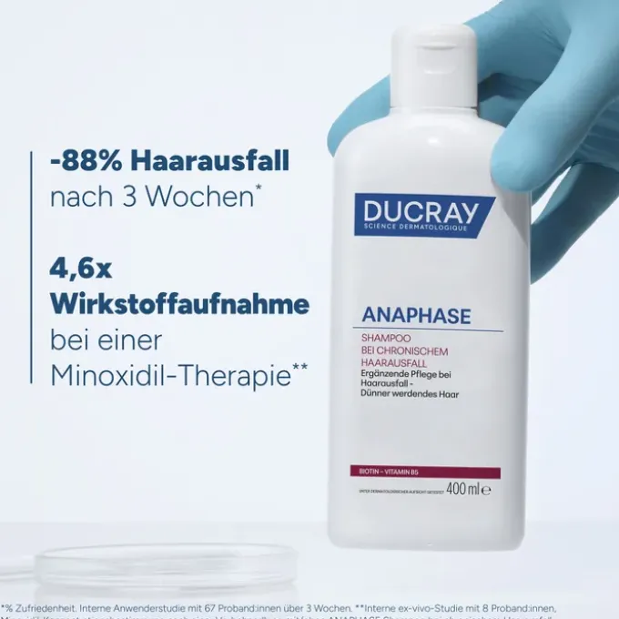 DUCRAY ANAPHASE Shampoo b.chronischem Haarausfall 400 ml