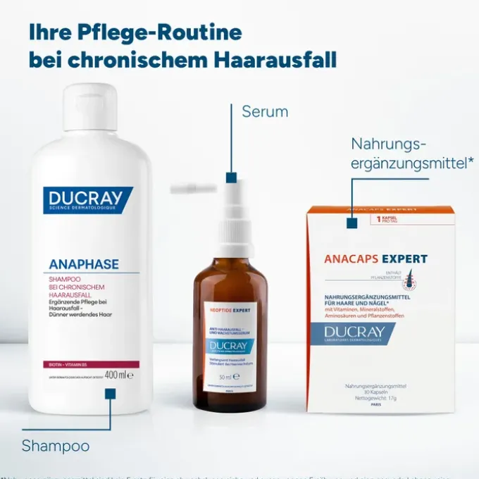 DUCRAY ANAPHASE Shampoo b.chronischem Haarausfall 400 ml