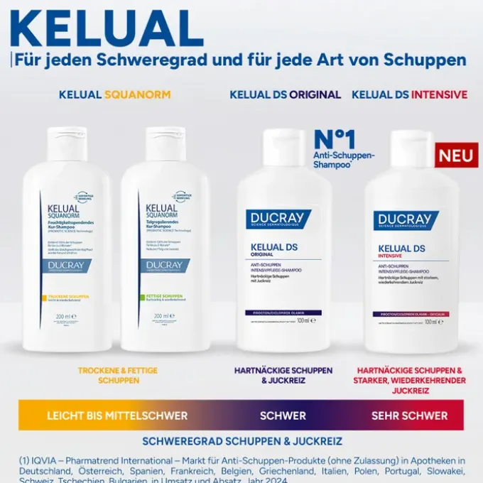 DUCRAY KELUAL DS intensive Anti-Schuppen Shampoo 100 ml