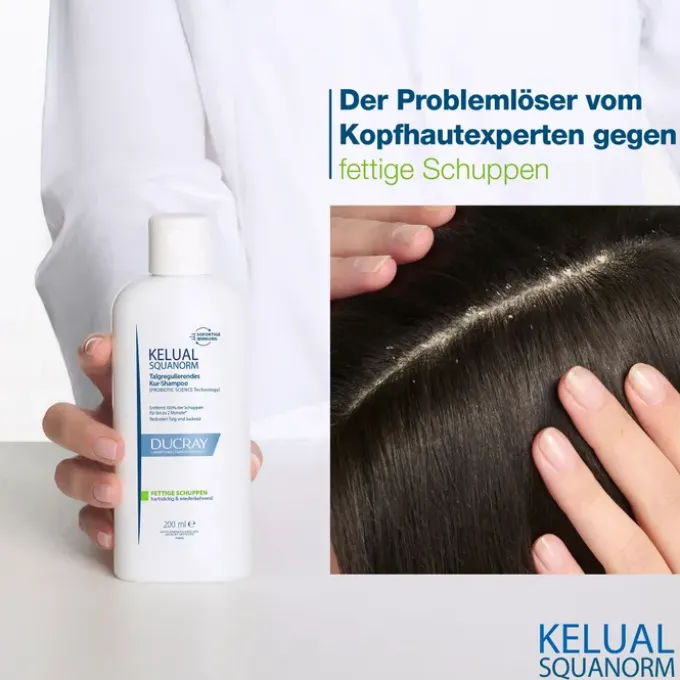 DUCRAY KELUAL SQUANORM Anti-Schuppen Shamp.fettig 200 ml