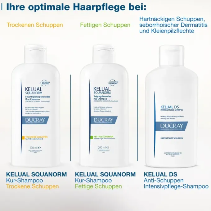 DUCRAY KELUAL SQUANORM Anti-Schuppen Shamp.fettig 200 ml