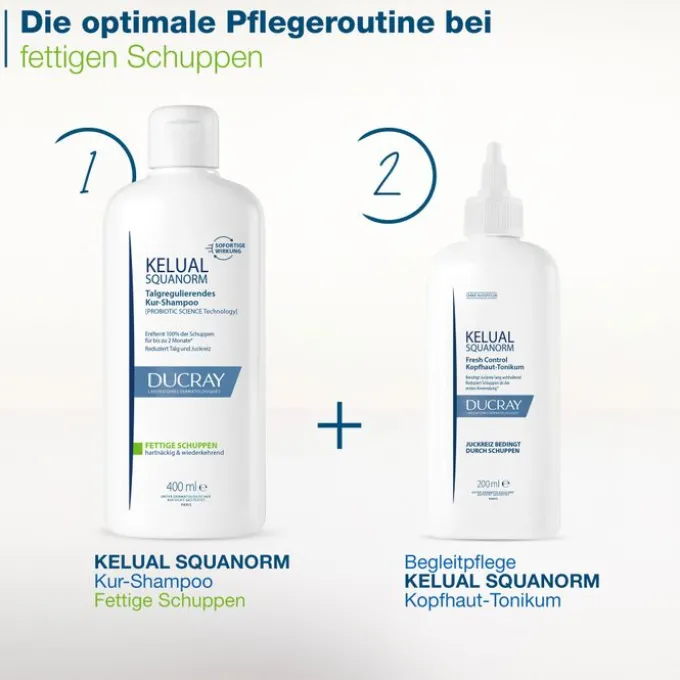 DUCRAY KELUAL SQUANORM Anti-Schuppen Shamp.fettig 400 ml