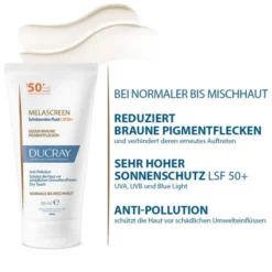 DUCRAY MELASCREEN schützendes Fluid SPF 50+ 50 ml