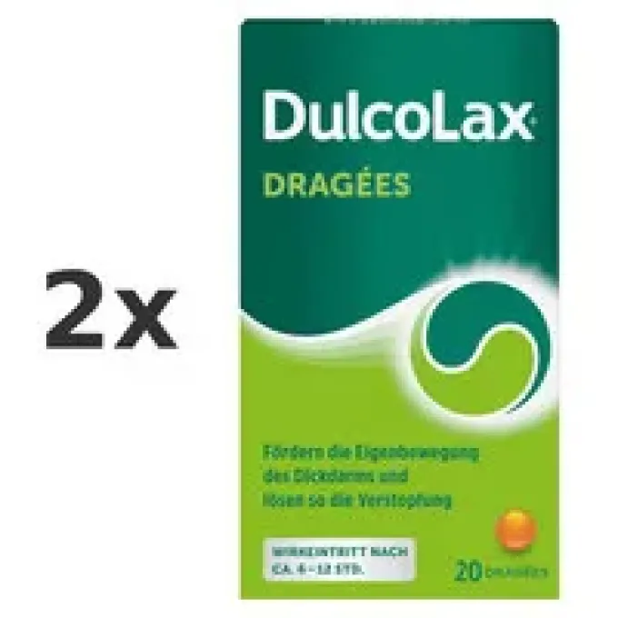 DULCOLAX Dragees magensaftresistente Tabletten Set 2x 20St
