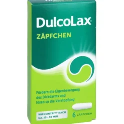 DULCOLAX 10 mg Zäpfchen 6 St