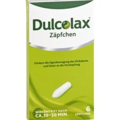 DULCOLAX 10 mg Zäpfchen 6 St