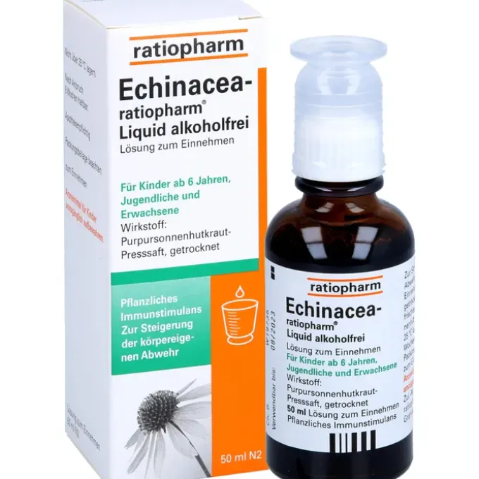 ECHINACEA-RATIOPHARM Liquid alkoholfrei 50 ml