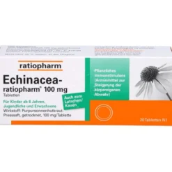 ECHINACEA-RATIOPHARM 100 mg Tabletten 20 St