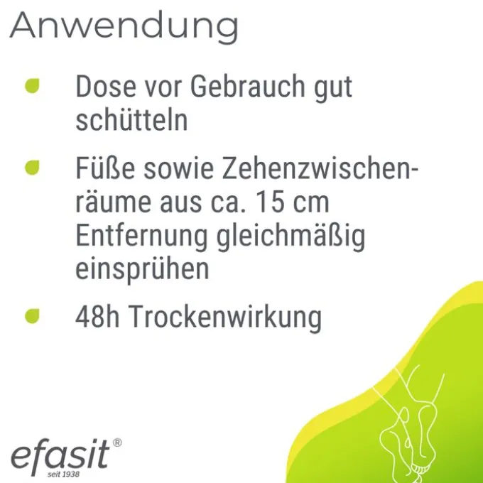 EFASIT Extreme Fuß Deo Spray 150 ml