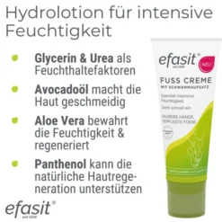EFASIT Fuß Creme mit Schwammaufsatz 75 ml