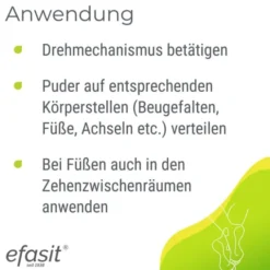 EFASIT Fuß & Körper Puder 100 g
