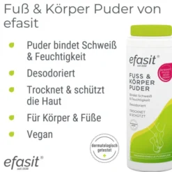 EFASIT Fuß & Körper Puder 100 g
