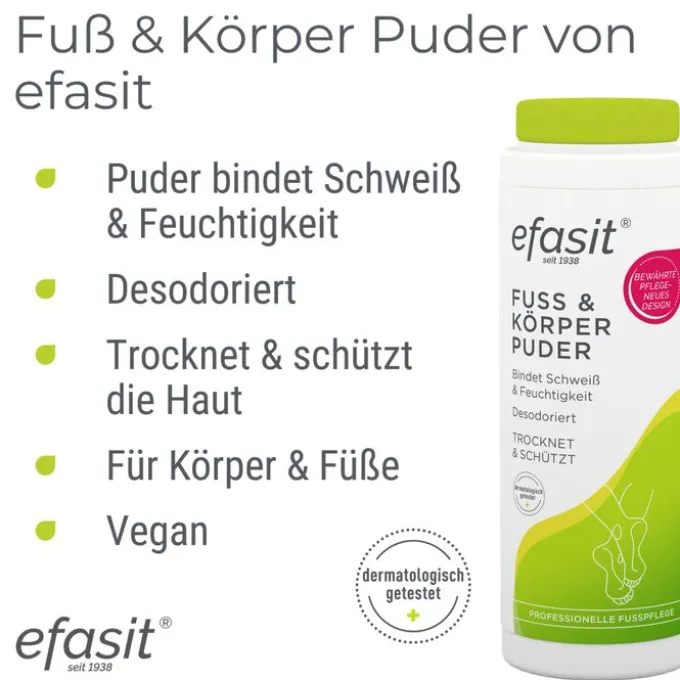 EFASIT Fuß & Körper Puder 100 g