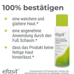 EFASIT Fuß Schaum trockene Haut 125 ml