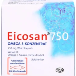 EICOSAN 750 Omega-3 Konzentrat Weichkapseln 240 St