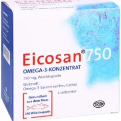 EICOSAN 750 Omega-3 Konzentrat Weichkapseln 240 St