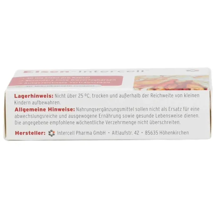 EISEN-INTERCELL magensaftresistente Kapseln 30 Stück